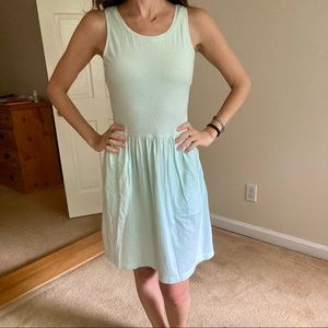 Mint green a-line H&M dress